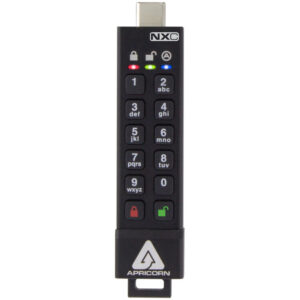 Apricorn 32GB Aegis Secure Key 3NXC Encrypted USB Type-C Flash Drive