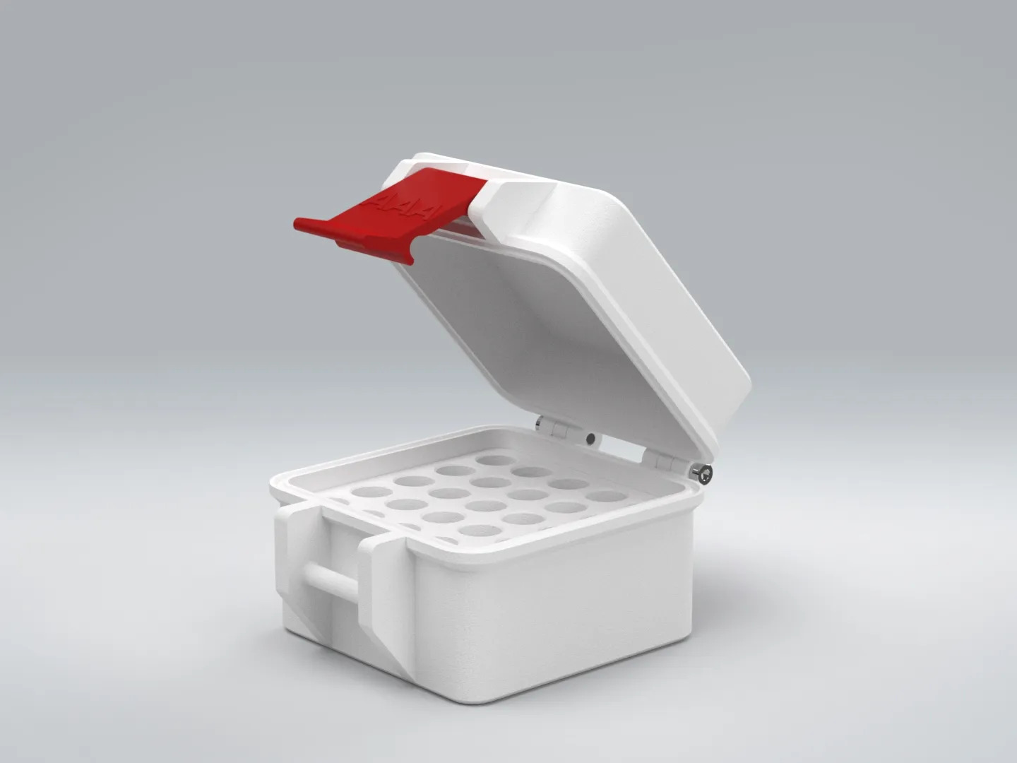 AAA Battery Storage Box with Snap Lid, Compact Battery Organizer & Travel Case - Image 4